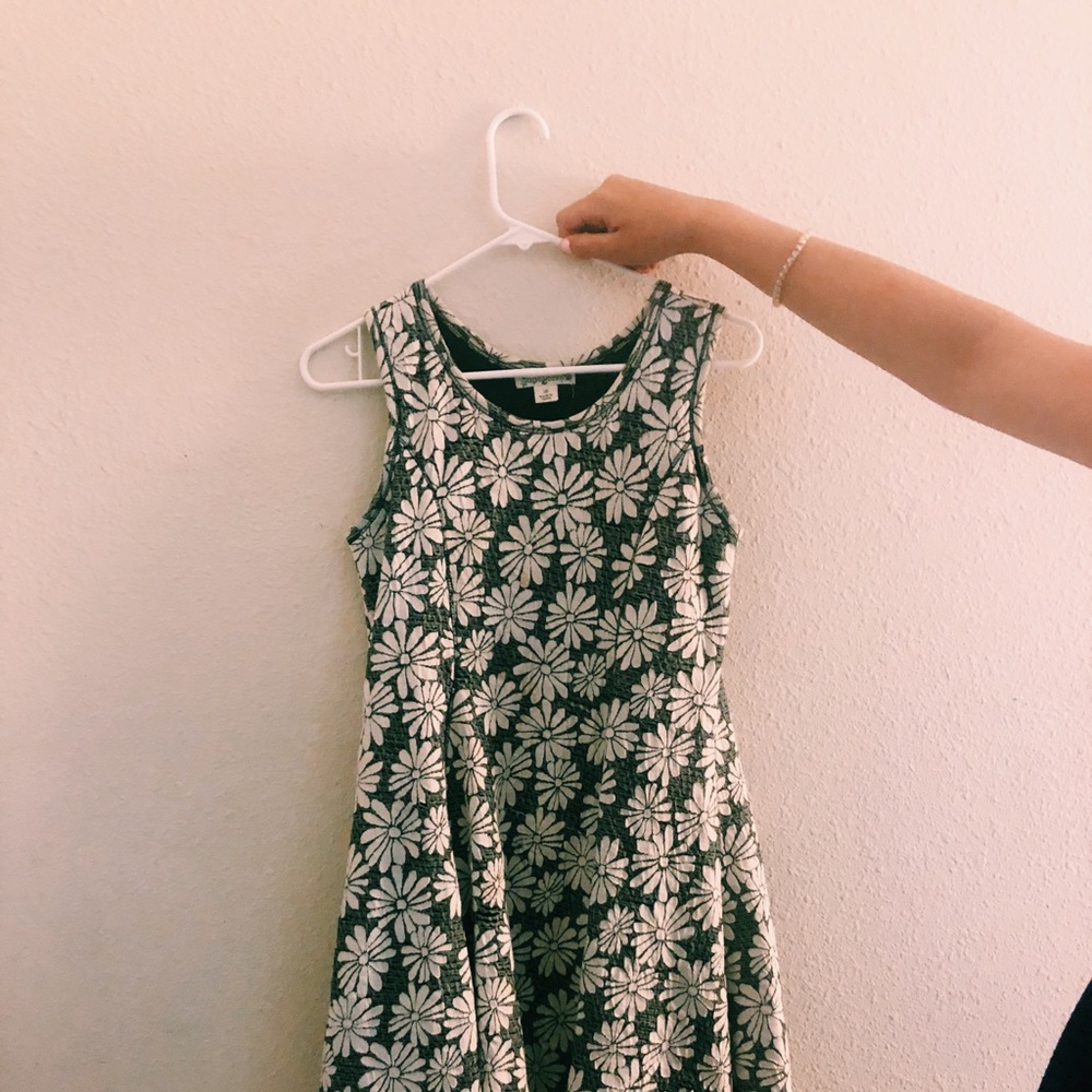 White flower dress